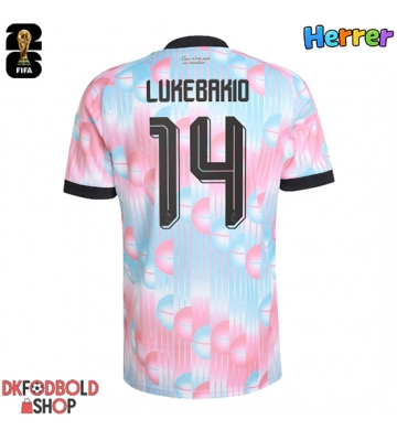 Belgien Dodi Lukebakio #14 Udebanetrøje VM 2026 Kort ærmer